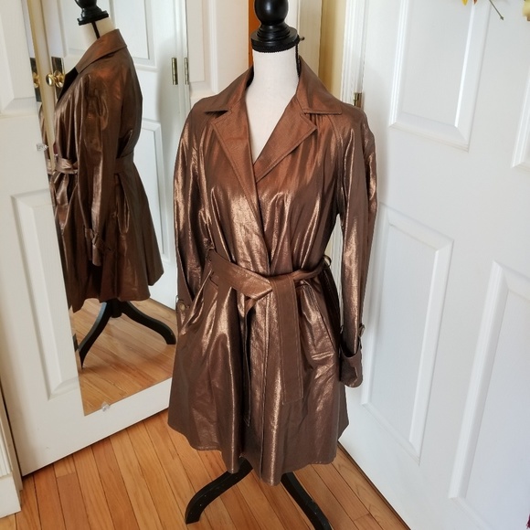 leather wrap coat